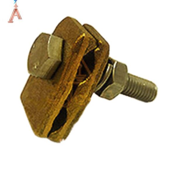 کلمپ اتصال دو سیم هم مقطع بصورت افقی به سازه فلزی